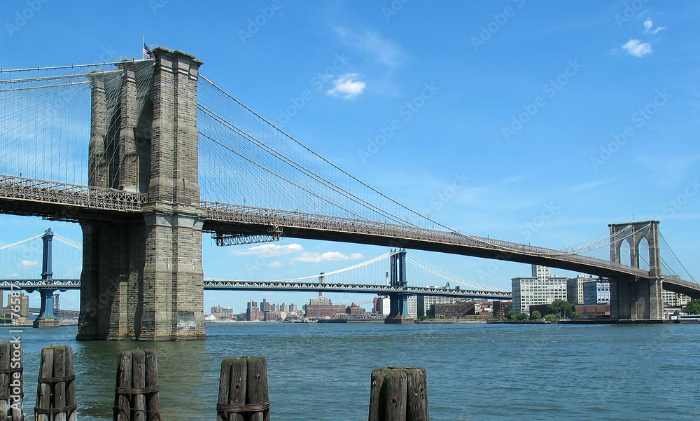 Obraz premium mosty brooklyn i manhattan