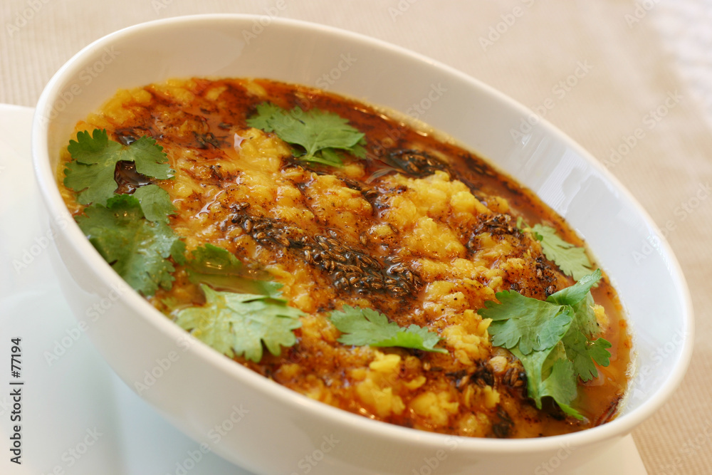 indian food series - lentil soup (dal)