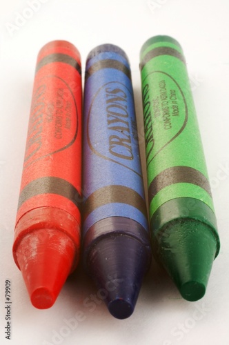 three crayons