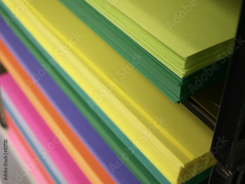 colored copy paper