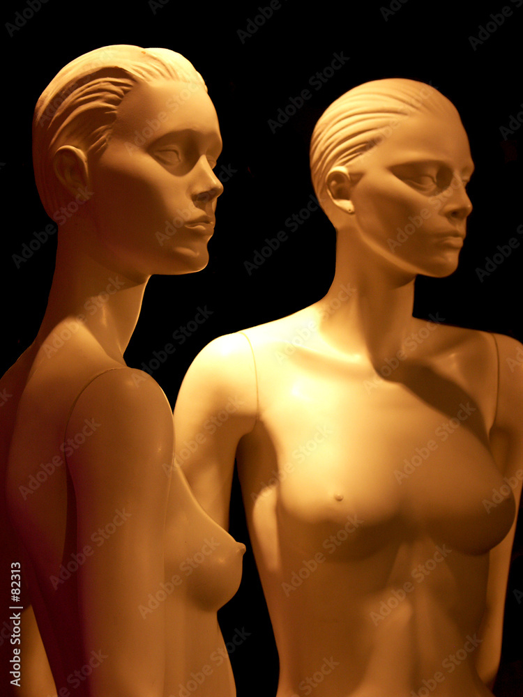 deux mannequins nus deux mannequins nus