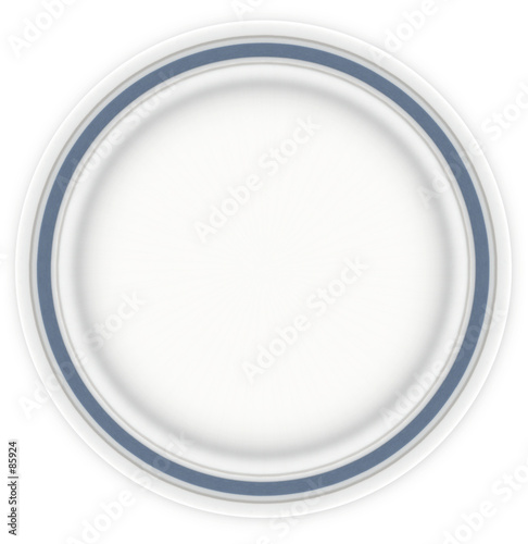sandwich plate with blue