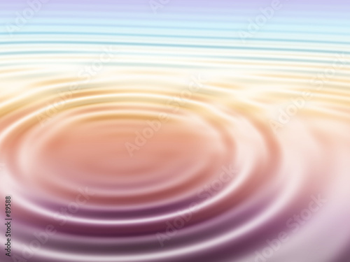 concentric circles in water