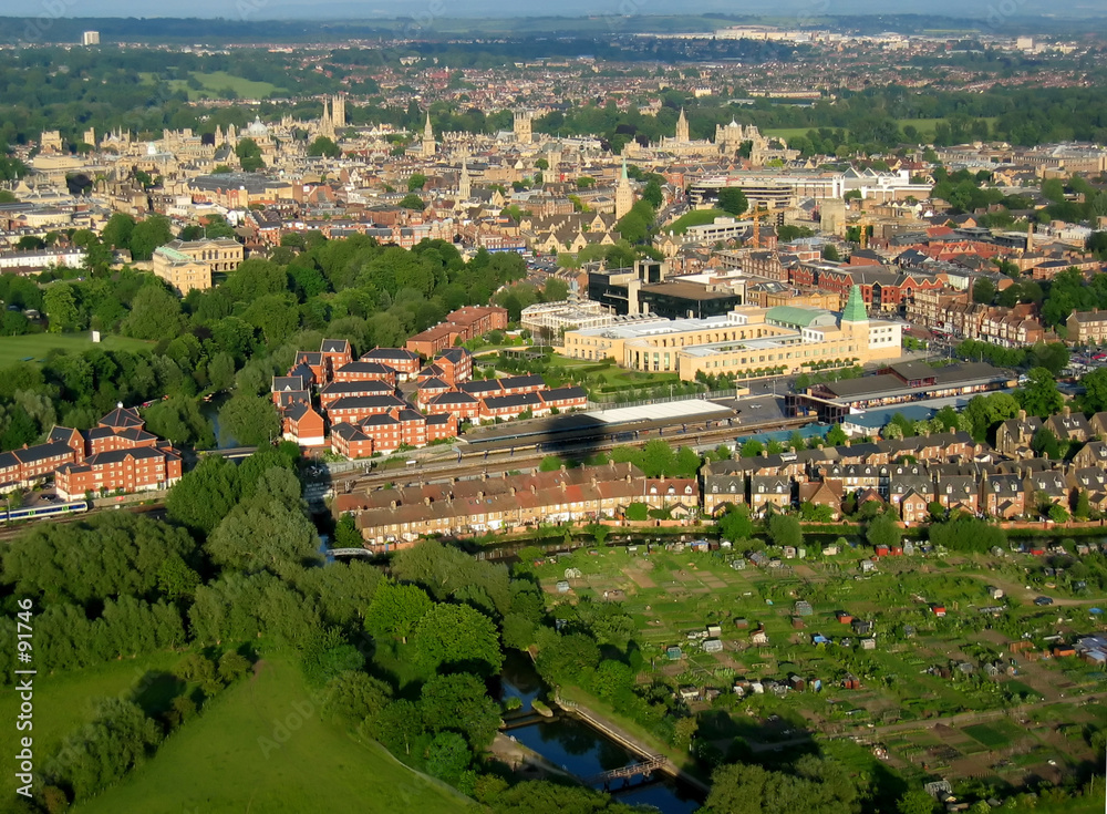 oxford from the air