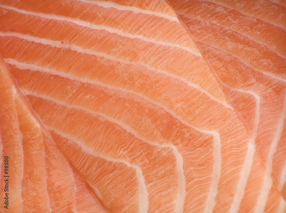 slices of salmon filet