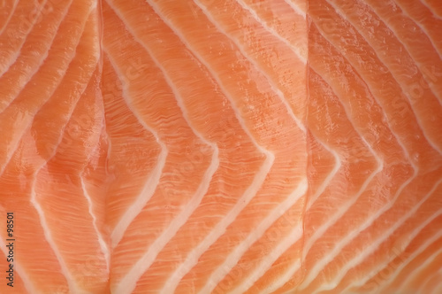 slices of salmon filet
