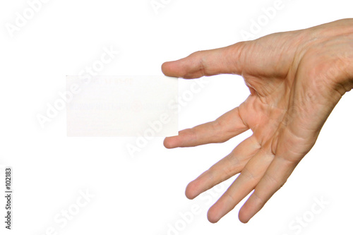 hand and cutaway