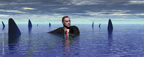 watch out for sharks!