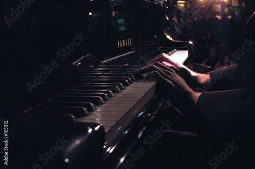 Photography les mains sur le clavier