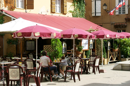 french cafe in summer © soundsnaps