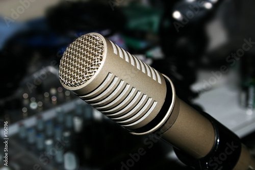 microphone and mixe photo