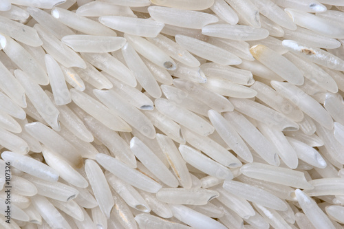 oblong rice close-up