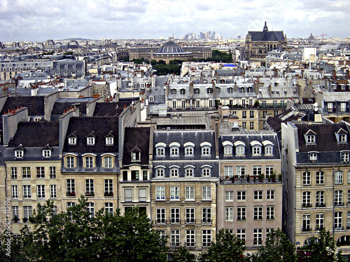 Canvas Print immeubles parisiens