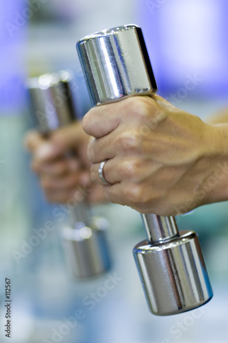 chrome dumbbells