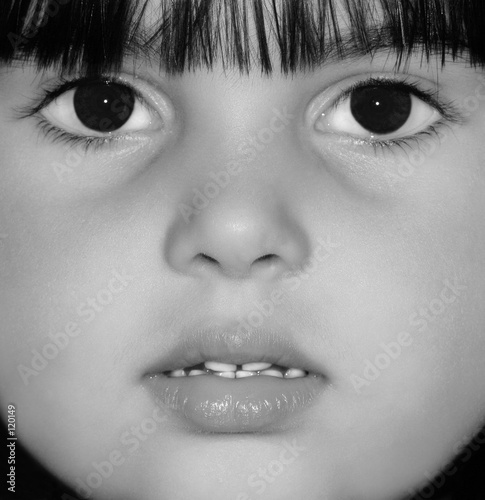 direct gaze of a child photo