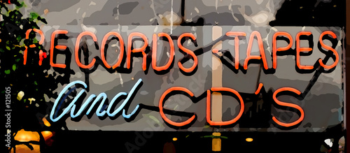 records, cd's and tapes