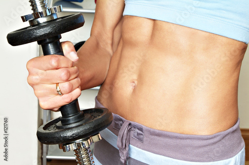 girl working out
