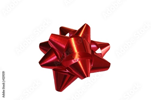 red christmas bow