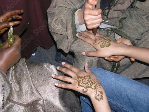tatouage à l'henné
