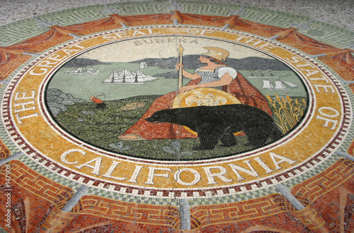 california state seal mozaic