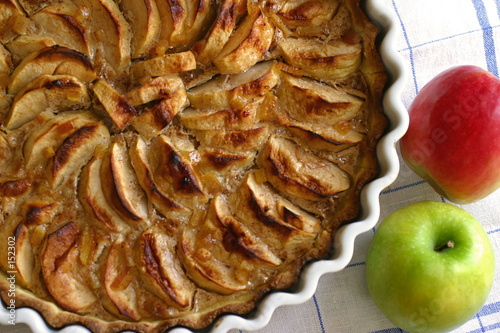 tarte aux pommes photo