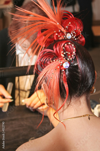 woman coiffure photo