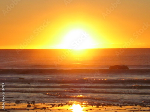 golden sea sunset