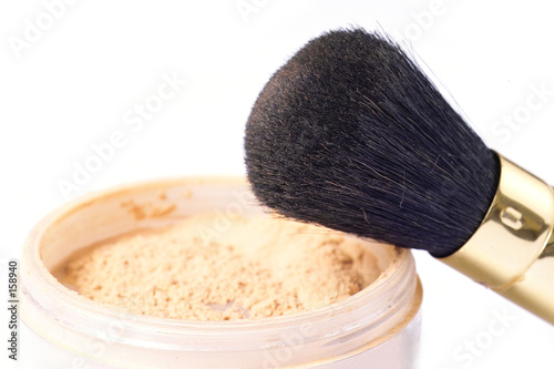 powder and brush