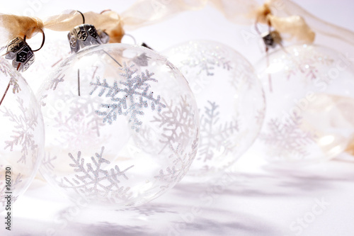 transparent baubles