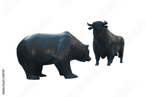 Tableau sur toile bulle und baer