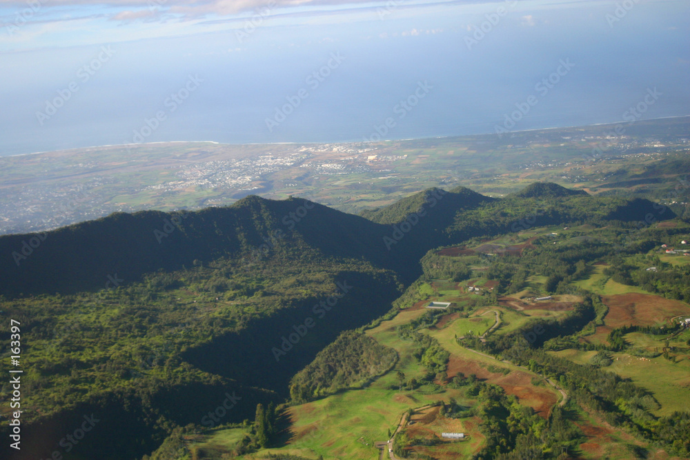 Fotografie vue aérienne ile réunion