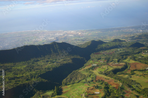vue aérienne ile réunion