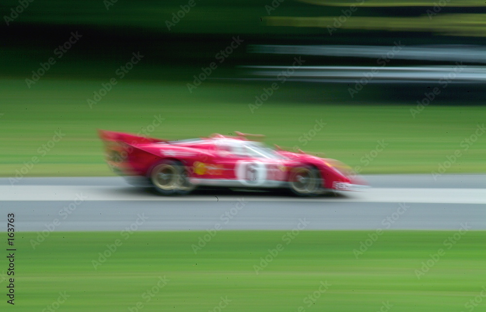 Obraz na plátně ferrari at speed