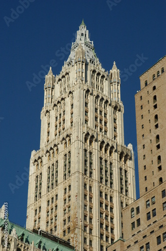 white tower n buildings