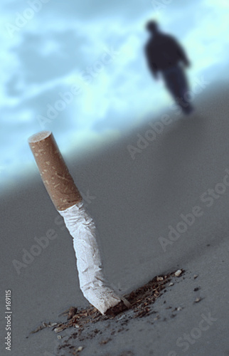 cigarette écrasée
