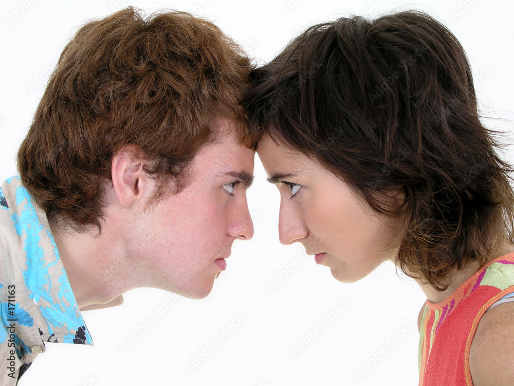 angry couple looking at each other angry couple looking at each other