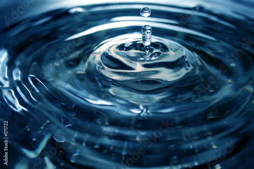 blue splash