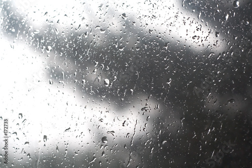 raindrops on a window