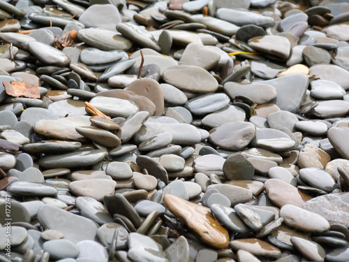 smooth beach stones