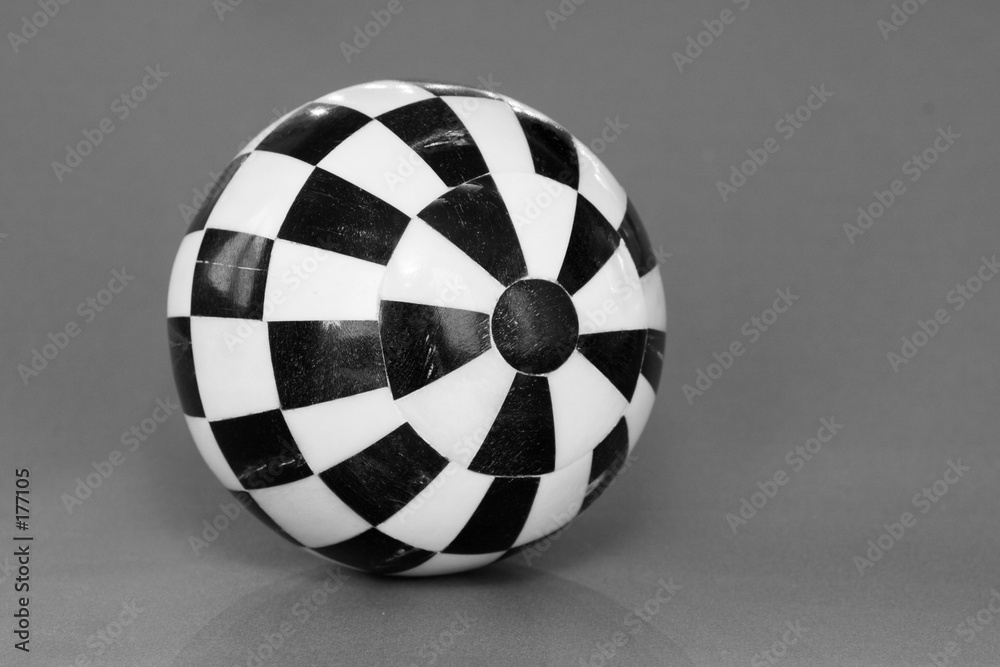black and white ball black and white ball