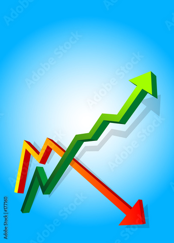graph up and down