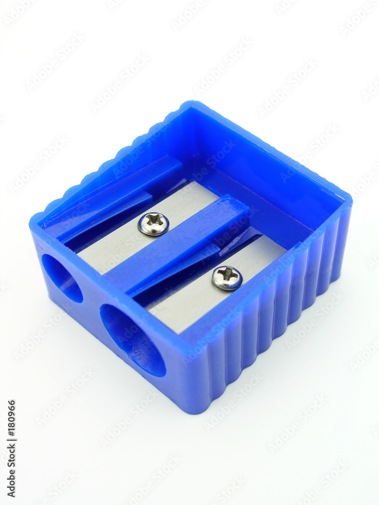 blue pencil sharpener blue pencil sharpener