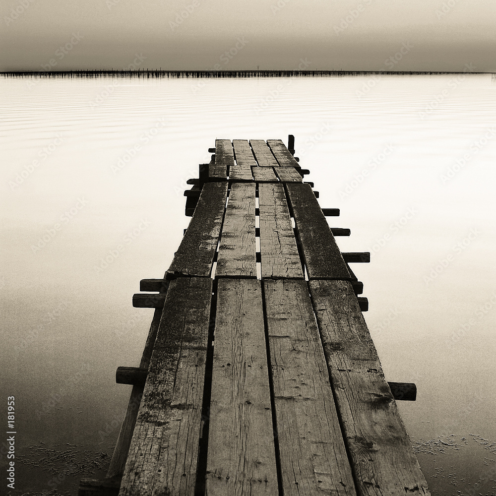 Fototapeta premium ponton bouzigues