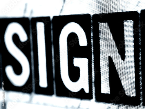 sign