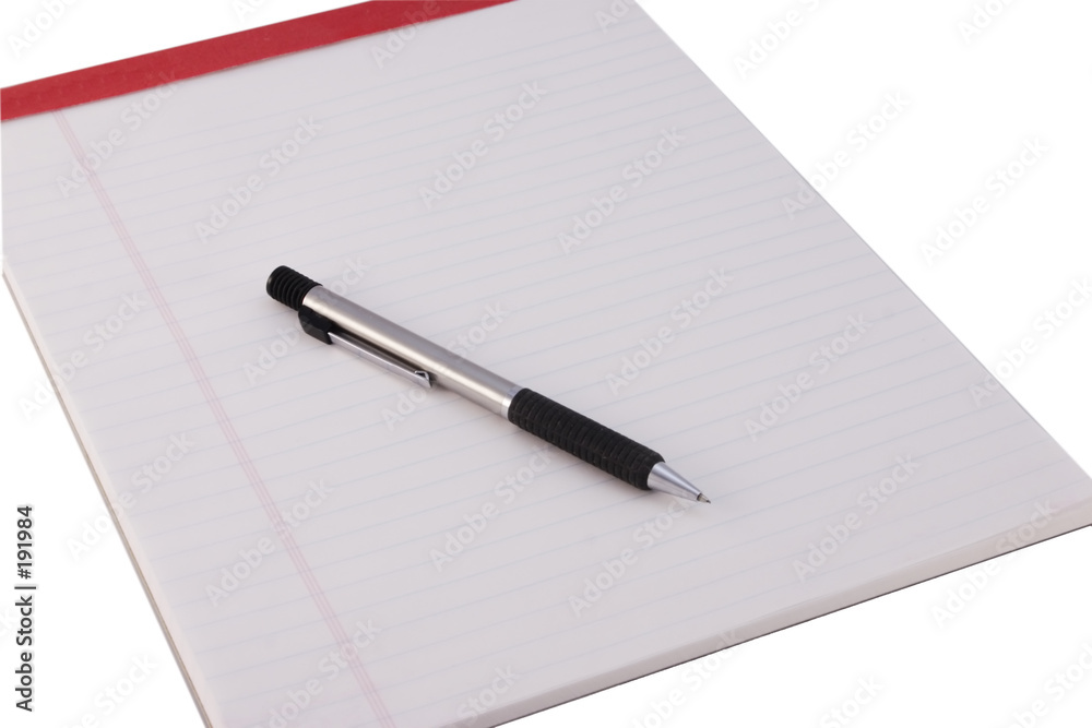 legal pad and mechanical pencil legal pad and mechanical pencil