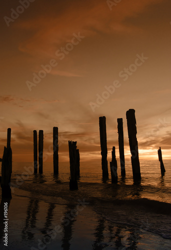 broken pier orange