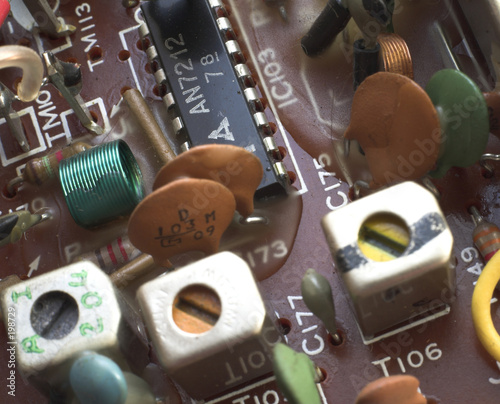 inside an old radio