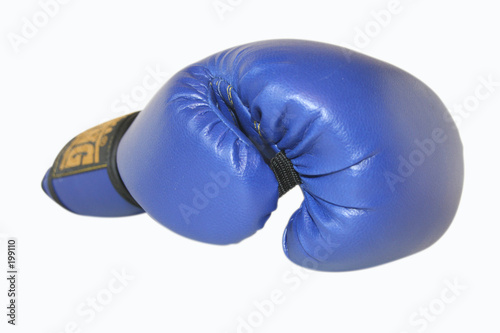 gant de boxe bleu