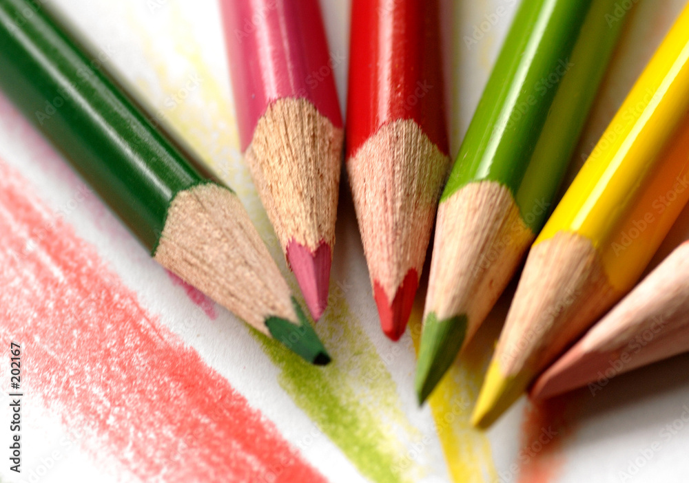 Fototapeta premium colored pencils