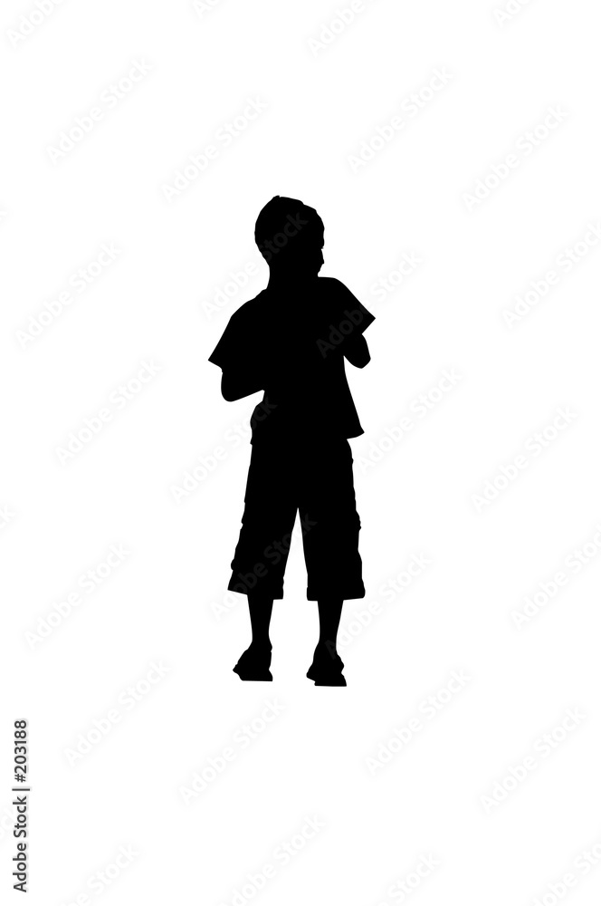 isolated boy silhouette isolated boy silhouette